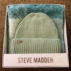 Steve Madden Scarf & Beanie Set